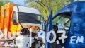 Czołowe zderzenie busów za Białobrzegami