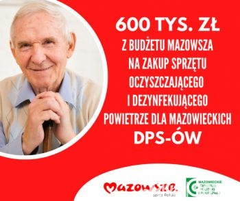 Zarząd województwa chce kupić sprzęt do dezynfekcji dla DPS-ów