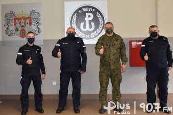 Współpraca służb na rzecz mieszkańców - odprawa policji i WOT